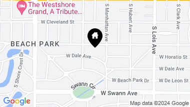 Map of 4407 W DALE AVE, TAMPA FL, 33609