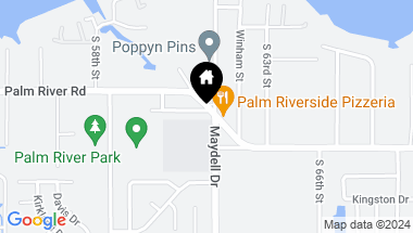 Map of 5923 PALM RIVER RD, TAMPA FL, 33619