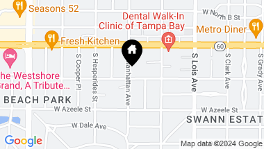 Map of 4321 W CLEVELAND ST, TAMPA FL, 33609