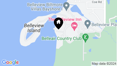 Map of 8 BELLEVIEW BLVD #208, BELLEAIR FL, 33756