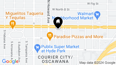 Map of 106 S WESTLAND AVE, TAMPA FL, 33606