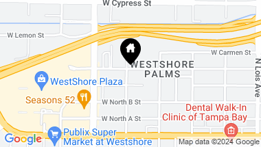 Map of 415 N TRASK ST, TAMPA FL, 33609