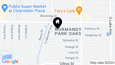 Map of 1430 NORMANDY PARK DR #1, CLEARWATER FL, 33756
