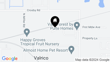 Map of 2737 DOLORES HOME AVE, VALRICO FL, 33594