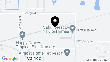 Map of 2782 DOLORES HOME AVE, VALRICO FL, 33594
