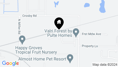 Map of 2790 DOLORES HOME AVE, VALRICO FL, 33594