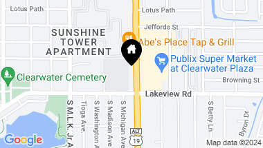 Map of 1284 S MISSOURI AVE, CLEARWATER FL, 33756