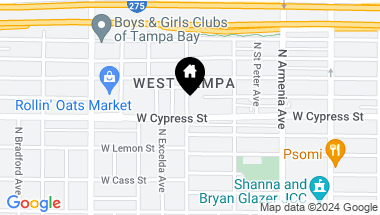 Map of 1005 N HABANA AVE, TAMPA FL, 33607