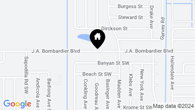 Map of 810 JA BOMBARDIER BLVD SW, PALM BAY FL, 32908