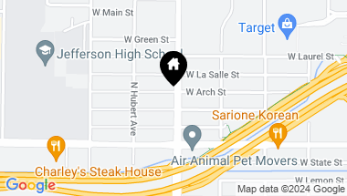 Map of 4202 W ARCH ST, TAMPA FL, 33607