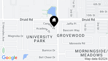 Map of 2193 CAMPUS DR DR, CLEARWATER FL, 33764