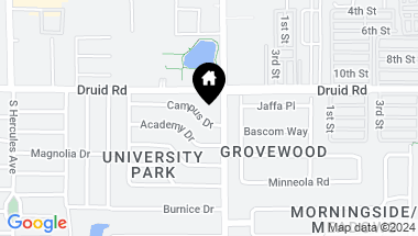 Map of 2194 CAMPUS, CLEARWATER FL, 33764