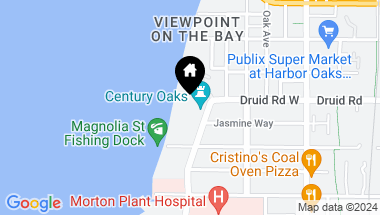 Map of 802 DRUID RD S, CLEARWATER FL, 33756