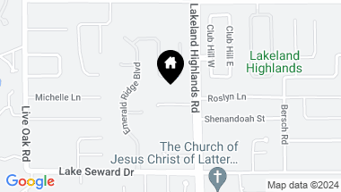 Map of 5615 HIGHLANDS RD, LAKELAND FL, 33813
