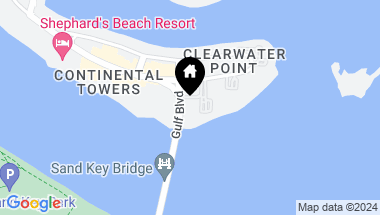 Map of 805 S GULFVIEW BLVD, CLEARWATER BEACH FL, 33767