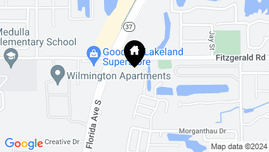 Map of 155 FITZGERALD RD, LAKELAND FL, 33813
