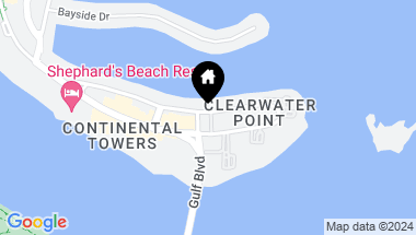Map of 800 S GULFVIEW BLVD #103, CLEARWATER BEACH FL, 33767