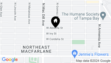 Map of 3406 N GOMEZ AVE, TAMPA FL, 33607