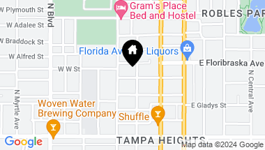 Map of 2910 N HIGHLAND AVE, TAMPA FL, 33602