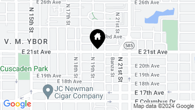 Map of 1911 E 21ST AVE, TAMPA FL, 33605