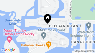 Map of 7113 PELICAN ISLAND DR, TAMPA FL, 33634