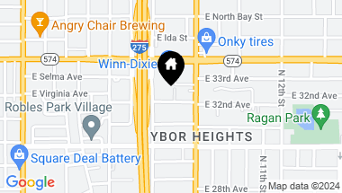 Map of 710 E VIRGINIA AVE, TAMPA FL, 33603