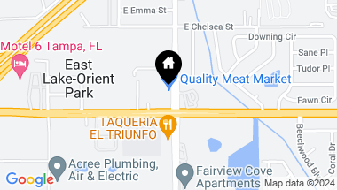 Map of 4008 N ORIENT RD, TAMPA FL, 33610
