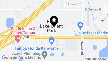 Map of 4007 N 69TH ST, TAMPA FL, 33610