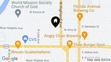 Map of 310 W ALVA ST, TAMPA FL, 33603