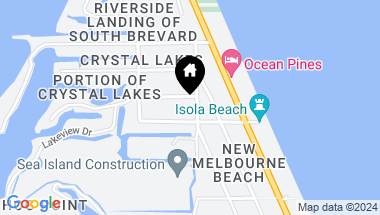 Map of 5088 Malabar Boulevard, Melbourne Beach FL, 32951