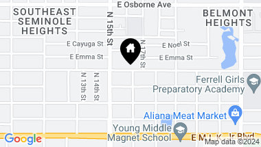 Map of 4212 N 16TH ST, TAMPA FL, 33610