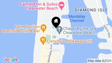 Map of 602 POINSETTIA AVE, CLEARWATER FL, 33767