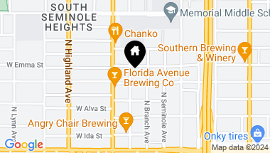 Map of 4405 N SUWANEE AVE, TAMPA FL, 33603