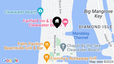 Map of 635 MANDALAY AVE, CLEARWATER FL, 33767