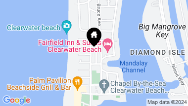 Map of 653 MANDALAY AVE, CLEARWATER FL, 33767