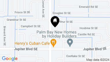 Map of 450 Havana Avenue SE, Palm Bay FL, 32909