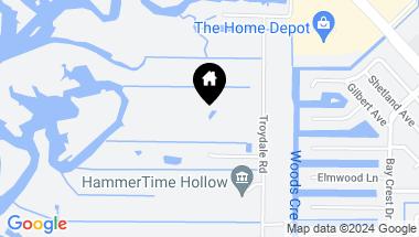 Map of 5012 TROYDALE RD, TAMPA FL, 33615
