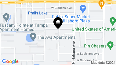 Map of 3001 W SOUTH AVE, TAMPA FL, 33614