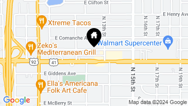 Map of 1219 E MOHAWK AVE, TAMPA FL, 33604