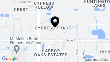 Map of 1724 CYPRESS TRACE DR, SAFETY HARBOR FL, 34695
