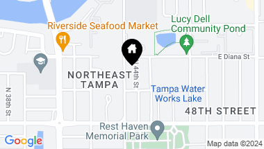 Map of 6410 N 44TH ST, TAMPA FL, 33610