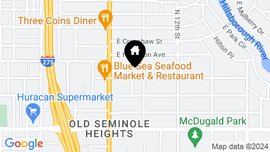 Map of 914 E CRAWFORD ST, TAMPA FL, 33604