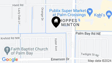Map of 4151 Anlow Road, West Melbourne FL, 32904