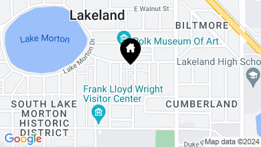 Map of 715 PARK HILL AVE, LAKELAND FL, 33801