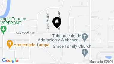 Map of 9404 ALANBROOKE ST, TEMPLE TERRACE FL, 33637