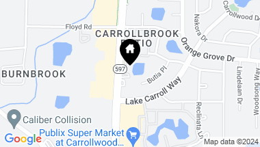 Map of 10423 CARROLLBROOK CIR #103, TAMPA FL, 33618