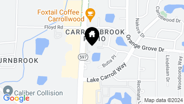 Map of 10423 CARROLLBROOK CIR #203, TAMPA FL, 33618