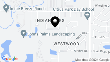Map of 11135 INDIAN OAKS DR, TAMPA FL, 33625
