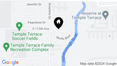 Map of 6807 MONET CIR, TEMPLE TERRACE FL, 33617