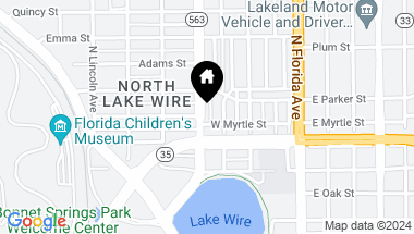 Map of 429 W MYRTLE ST, LAKELAND FL, 33815